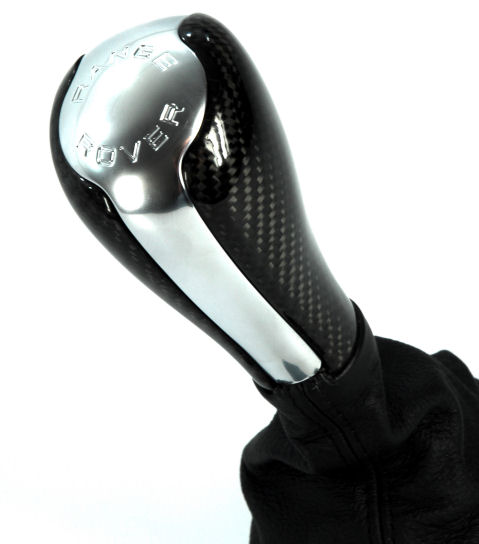 Range Rover Sport 2010 Gear Knob - BLACK CARBON FIBRE - Click Image to Close